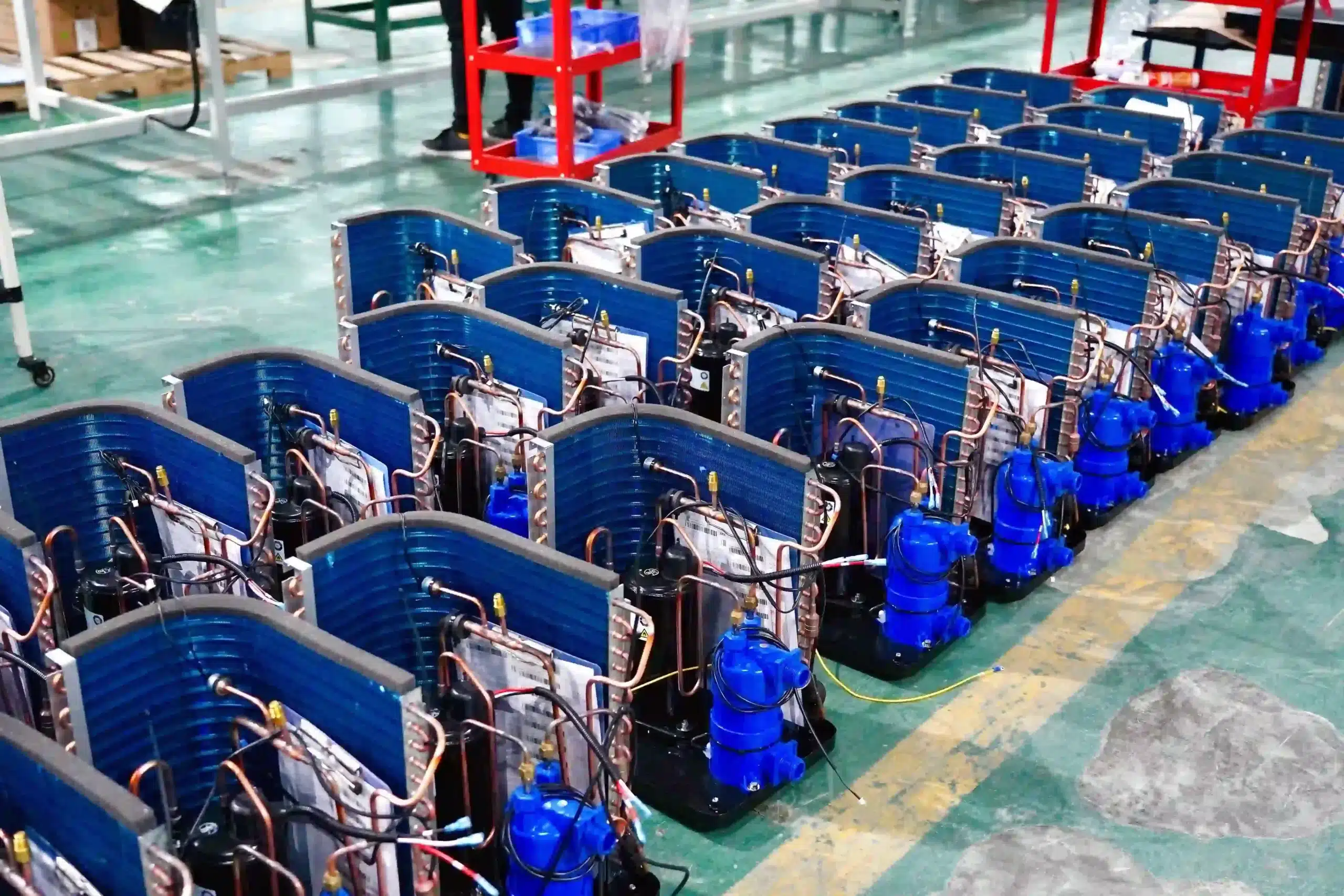 Cold plunge chiller assemblies considered during corrective action scope analysis