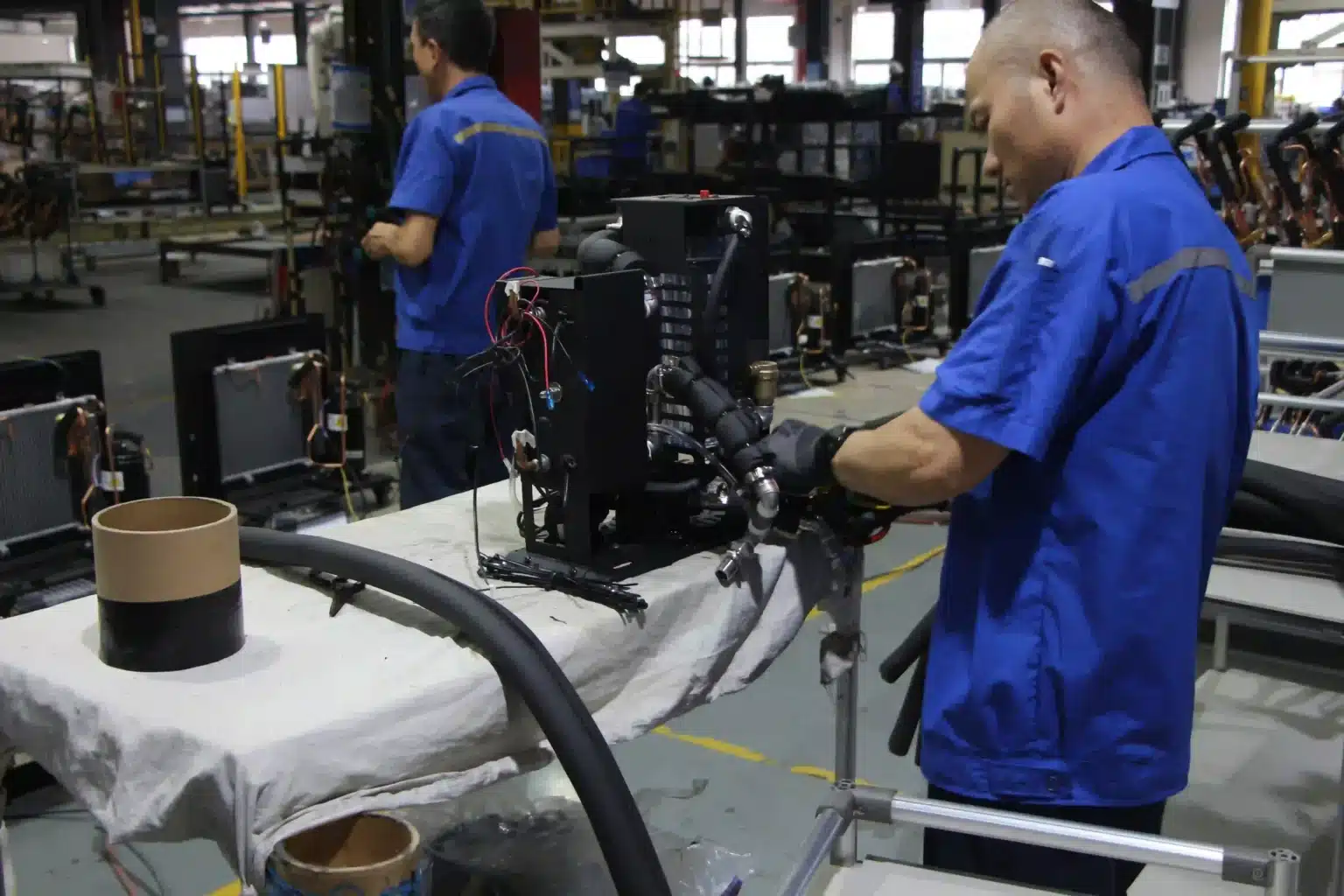 Cold plunge chiller assembly context for an OEM product range