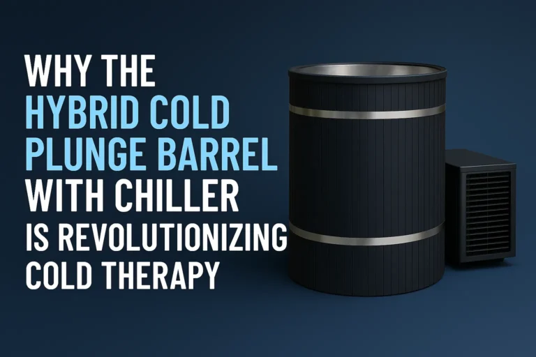 Hybrid cold plunge barrel with chiller system planning