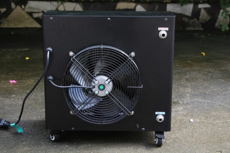CHM-10 cold plunge chiller rear condenser fan
