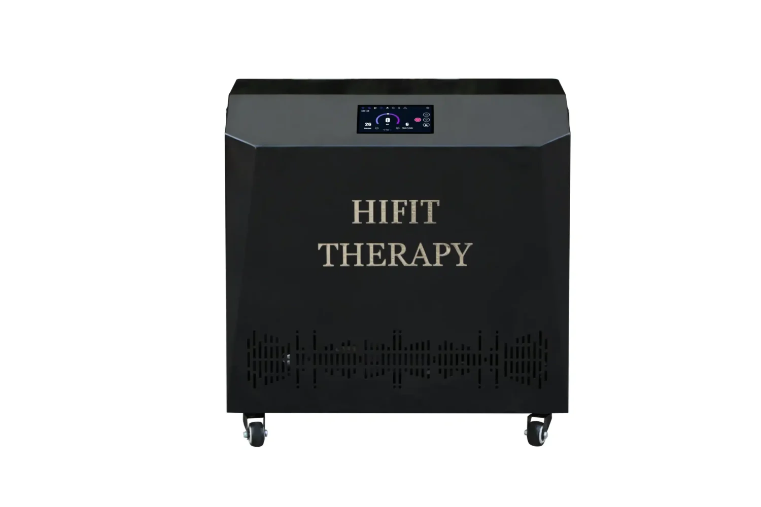 Front view of Smart 1HP Cold Plunge Chiller with WiFi control panel