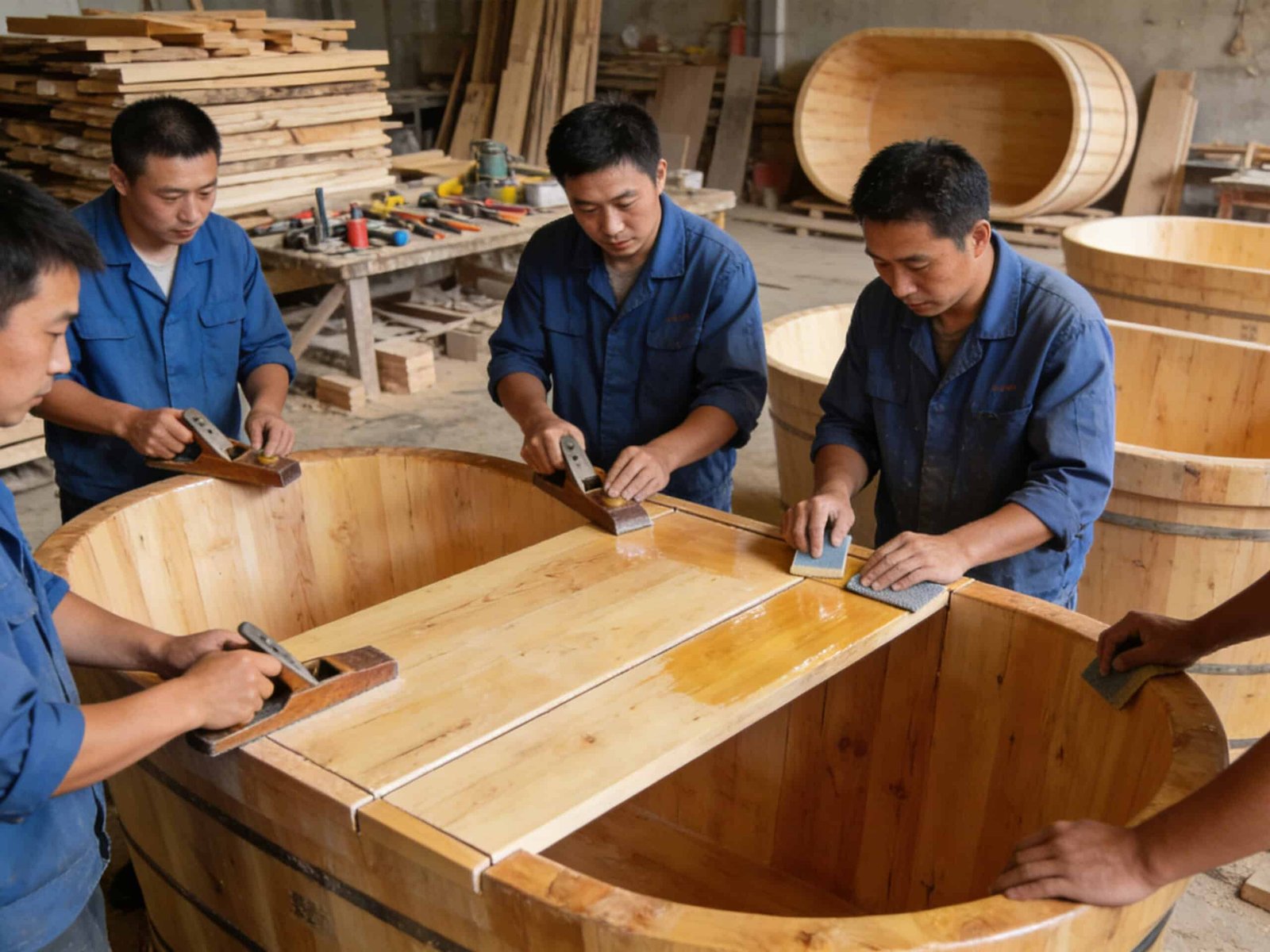 Cold plunge tub project for wellness facility buyers