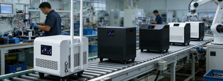 OMNI Ice cold plunge chiller production line used for supplier due diligence