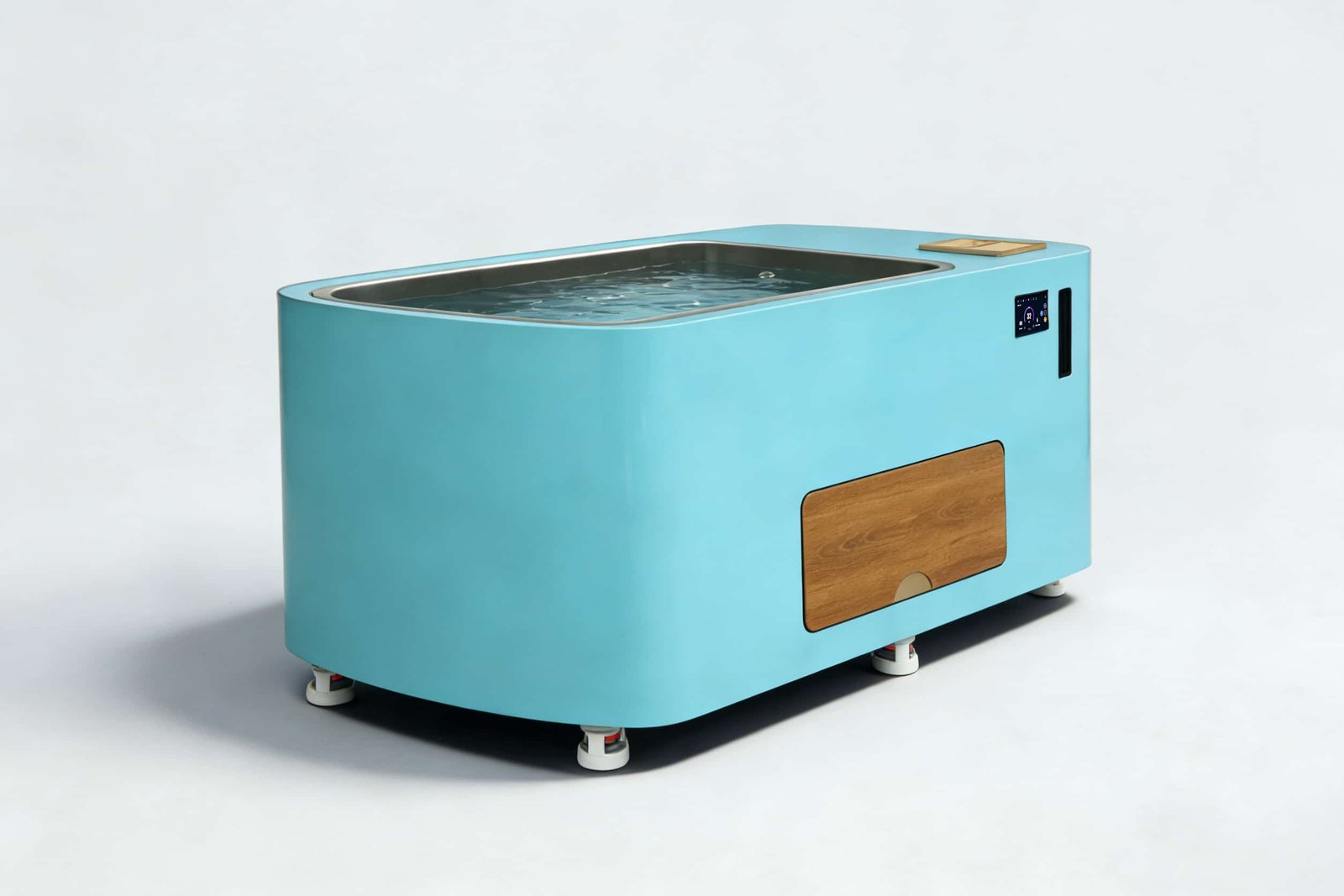 Bespoke Teal Blue Cold Plunge Tub for Brand Owners, Custom Private Labeling Ice Bath Systems