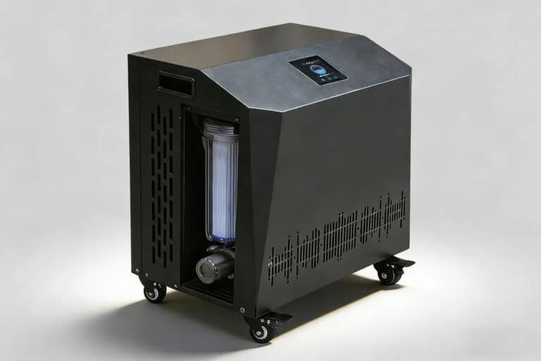 Cold plunge chiller horsepower guide capacity evidence example