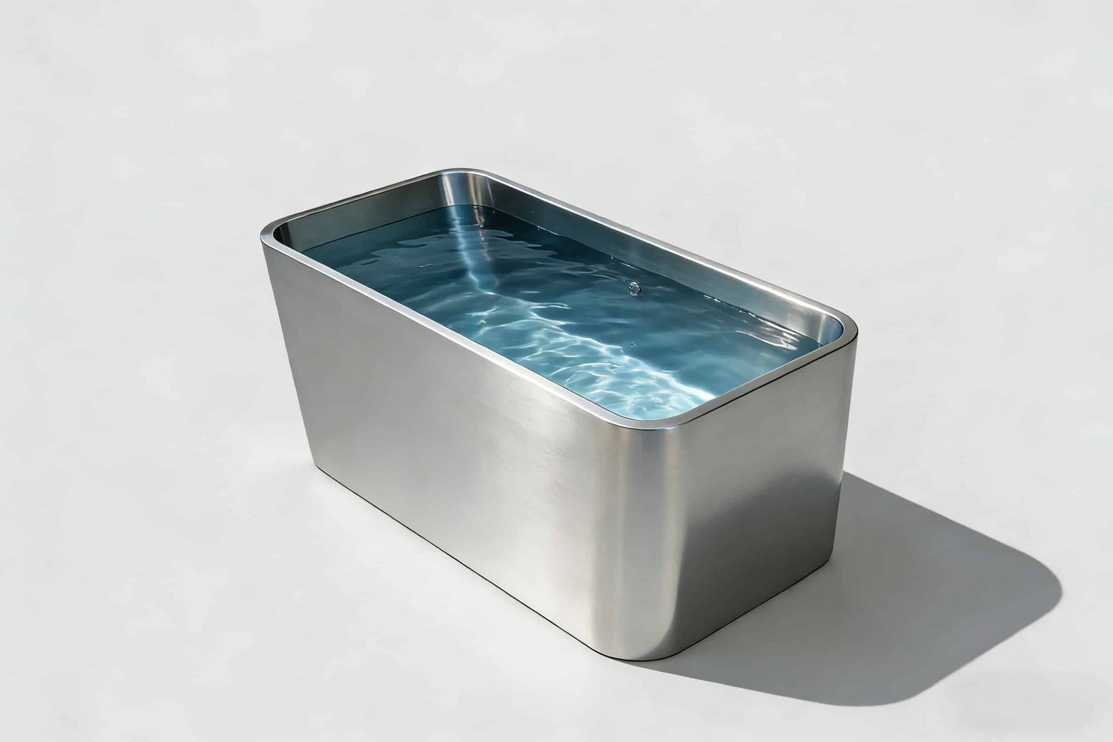 Commercial Grade 316 Stainless Steel Cold Plunge Pool, Anti-corrosion Ice Bath for Gym Chains