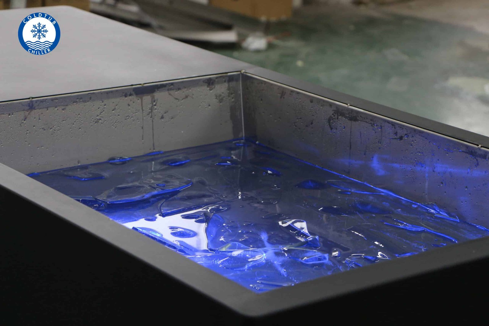 Integrated ice-making cold plunge system