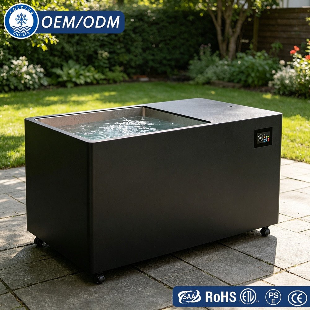 Integrated ice-making cold plunge tub and chiller system for B2B buyers