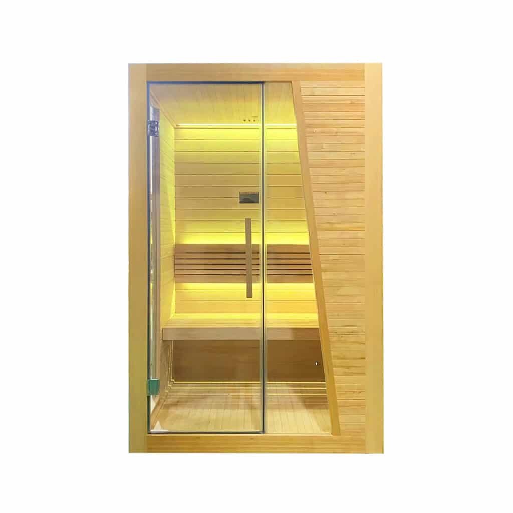 OMNI Ice Aura-S2 indoor sauna front view 01
