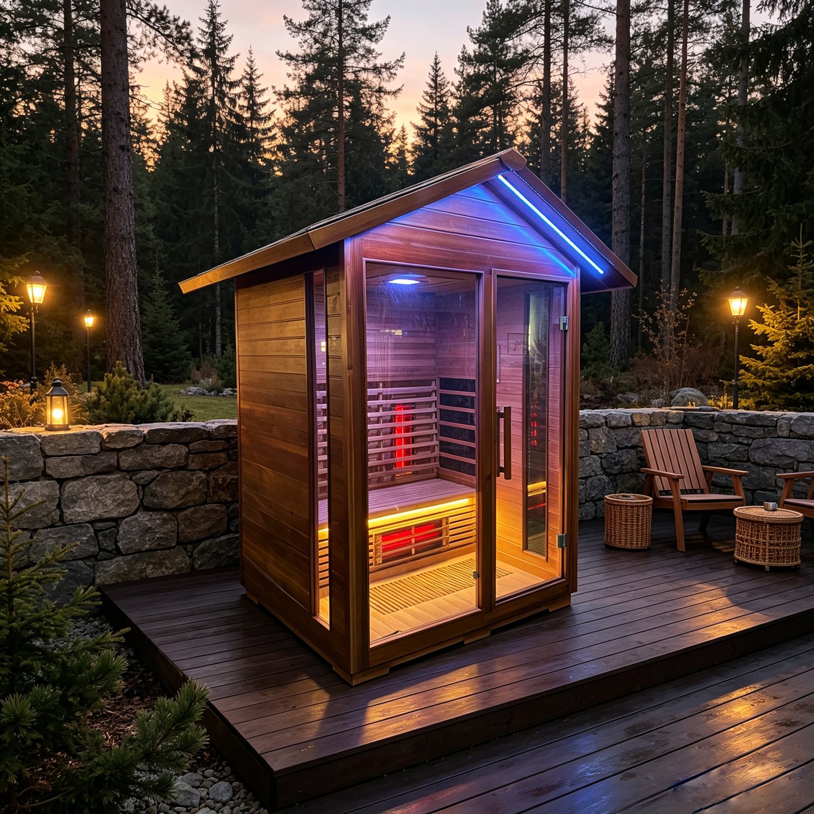 OMNI Ice Aura-Sol-G outdoor sauna concept for a brand or distributor range