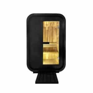 OMNI Ice Sol-2 outdoor sauna front view 01