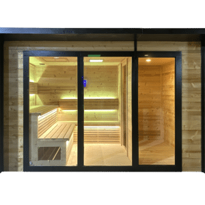 OMNI Ice Sol-C-Large outdoor sauna product view 01